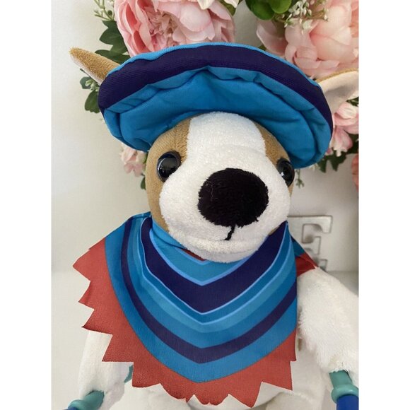 Animated Musical Mariachi Chihuahua Plush Puppy Dog Plays Macarena Works Tested - Picture 3 of 16
